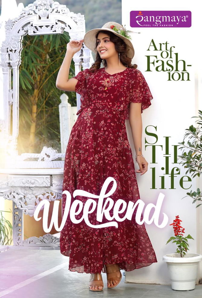 Weekend By Rangmaya Designer Kurtis Catalog